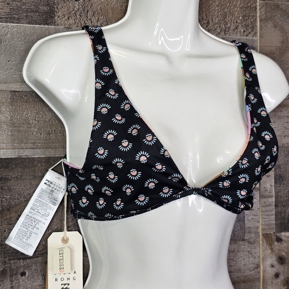 Billabong Dont Trip Ava Reversible Triangle Bikini Top - Picture 8 of 9